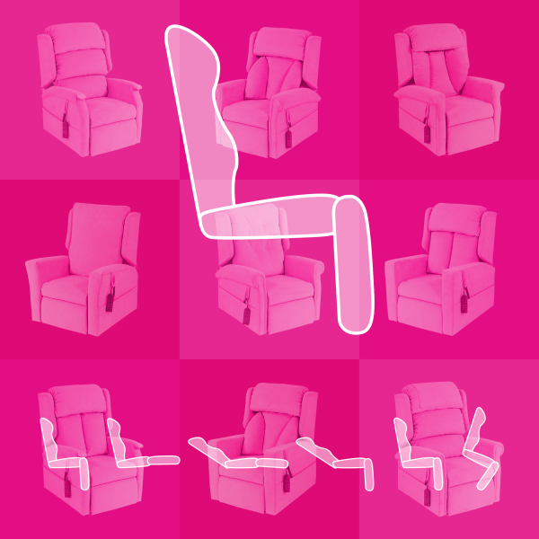 Dual Motor Riser Recliner Chair from RiseUp - Mobility Furniture in Scotland, Cumbria and Northumberland