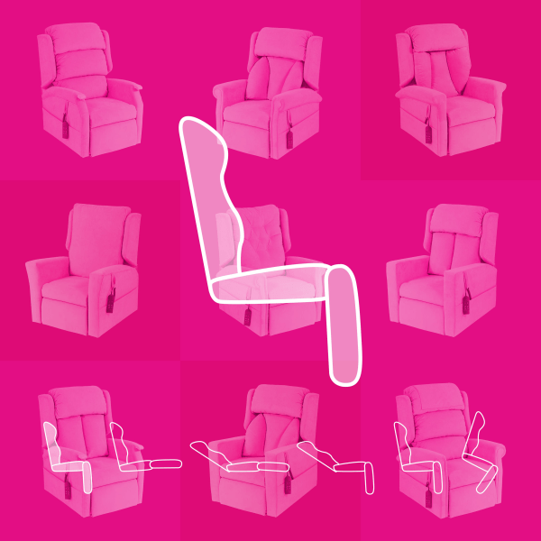 Dual Recline 1 Dual Motor Riser Recliner Chair from RiseUp Furniture - Furniture that puts you back in control. Rise and recline chairs, adjustable beds and bath lifts in Scotland, Cumbria and Northumberland