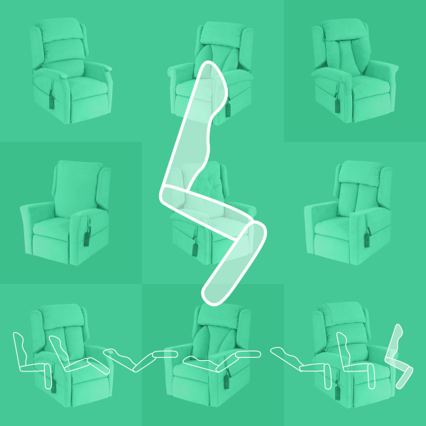 Quad Rise Quad Motor Riser Recliner Chair Mechanism from RiseUp - Mobility Furniture in Scotland, Cumbria and Northumberland