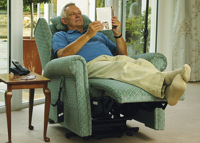 Rise and Recline Chairs - Recline Rise and Recline Chairs from RiseUp Furniture - Furniture that puts you back in control. Rise and recline chairs, adjustable beds and bath lifts in Scotland, Cumbria and Northumberland