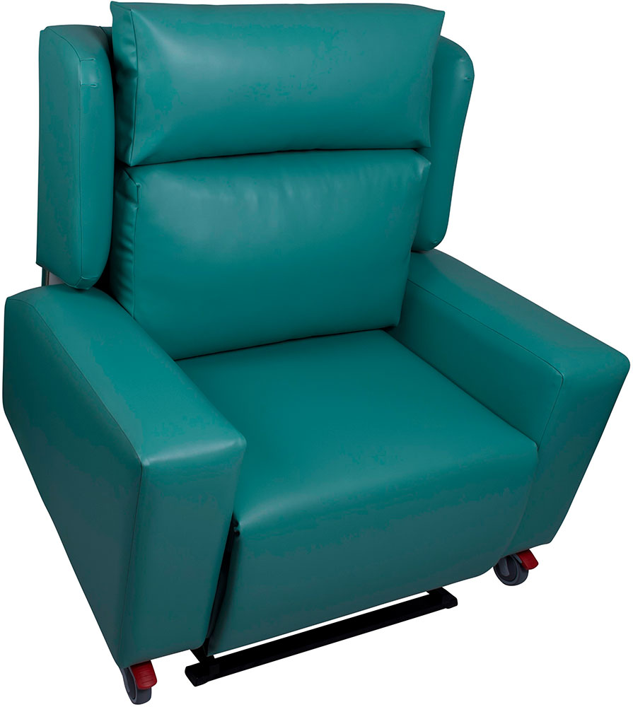 The Bariatric Chair - Green Leather with Square Arms - Rise The Bariatric Chair - Green Leather with Square Arms - Rise from RiseUp Furniture - Furniture that puts you back in control. Rise and recline chairs, adjustable beds and bath lifts in Scotland, Cumbria and Northumberland