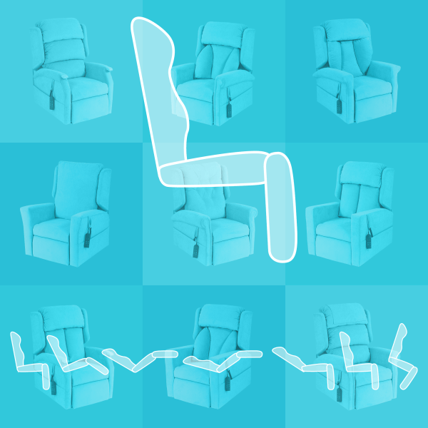 Triple Motor Rise & Recline Chair Triple Motor Rise & Recline Chair Mechanism from RiseUp - Mobility Furniture in Scotland, Cumbria and Northumberland