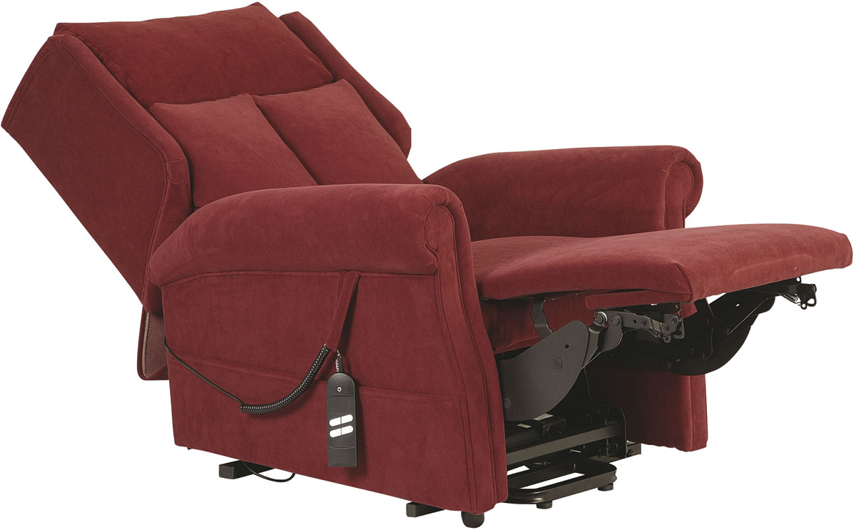 Triple T Back Reclined Triple Motor Rise & Recline Chair Mechanism from RiseUp - Mobility Furniture in Scotland, Cumbria and Northumberland