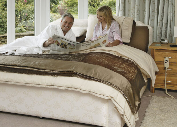 Lomond Dual Mechanism Adjustable Bed from RiseUp Furniture - Furniture that puts you back in control. Rise and recline chairs, adjustable beds and bath lifts in Scotland, Cumbria and Northumberland